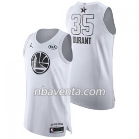 Camiseta Hombre Golden State Warriors Kevin Durant 35 2018 All Star Jordan Brand Blanco Swingman